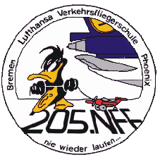 Homepage des 205. NFF